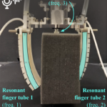 Resonant pneumatic tactile sensing for soft grippers